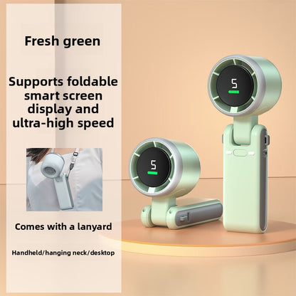 Foldable Digital Display USB Handheld Fan