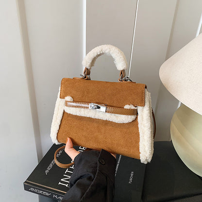 Lambswool Blend Kelly Crossbody Bag