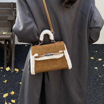 Lambswool Blend Kelly Crossbody Bag