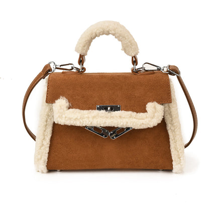 Lambswool Blend Kelly Crossbody Bag