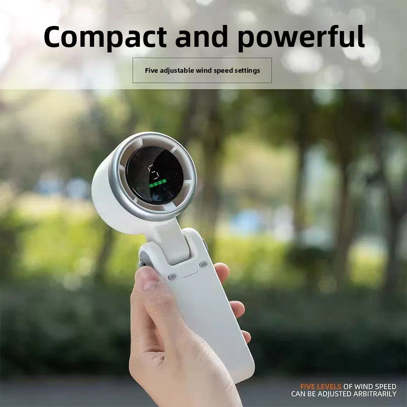 Foldable Digital Display USB Handheld Fan