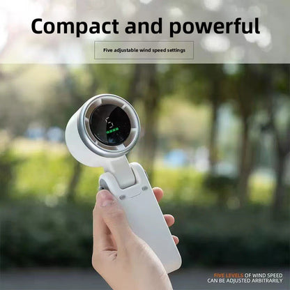 Foldable Digital Display USB Handheld Fan
